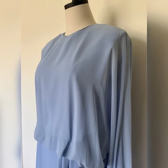 Cornflower Blue Soap Opera Dress - Picture 6 of 8